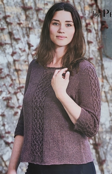 Bluse med snoninger - Zenta by Permin